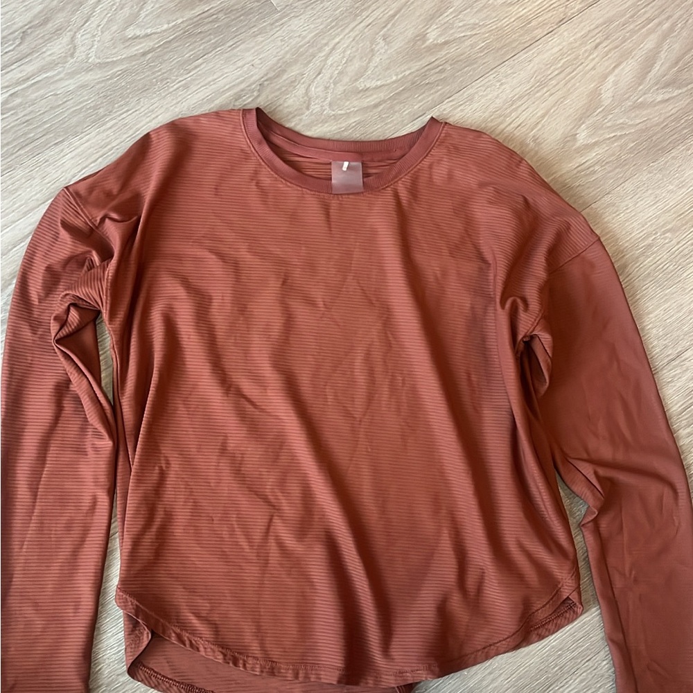 CALIA athletic Rust Long Sleeve Top S